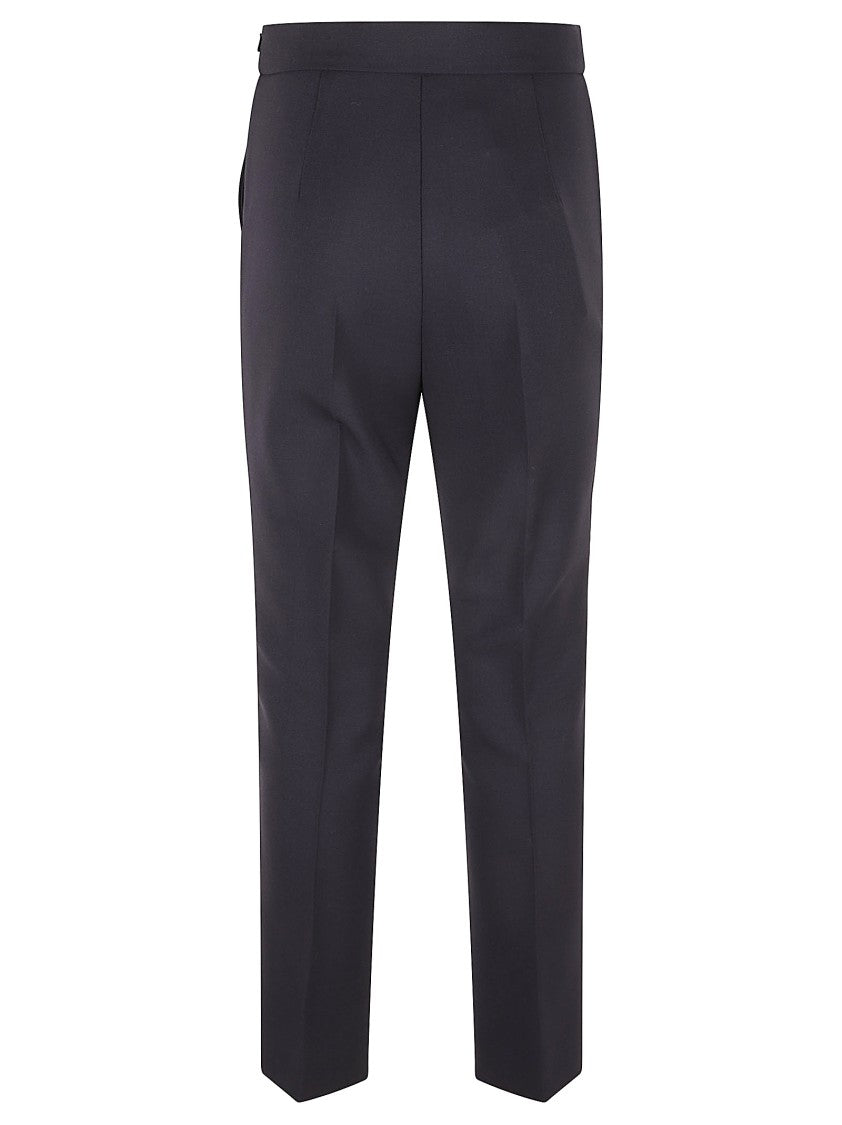 Max Mara Tailored Black Trousers With Structured Waistband