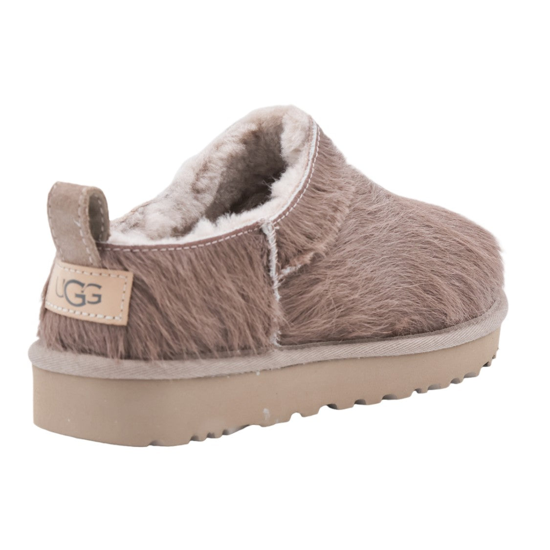 Ugg Furry Textured Low-Profile Boots