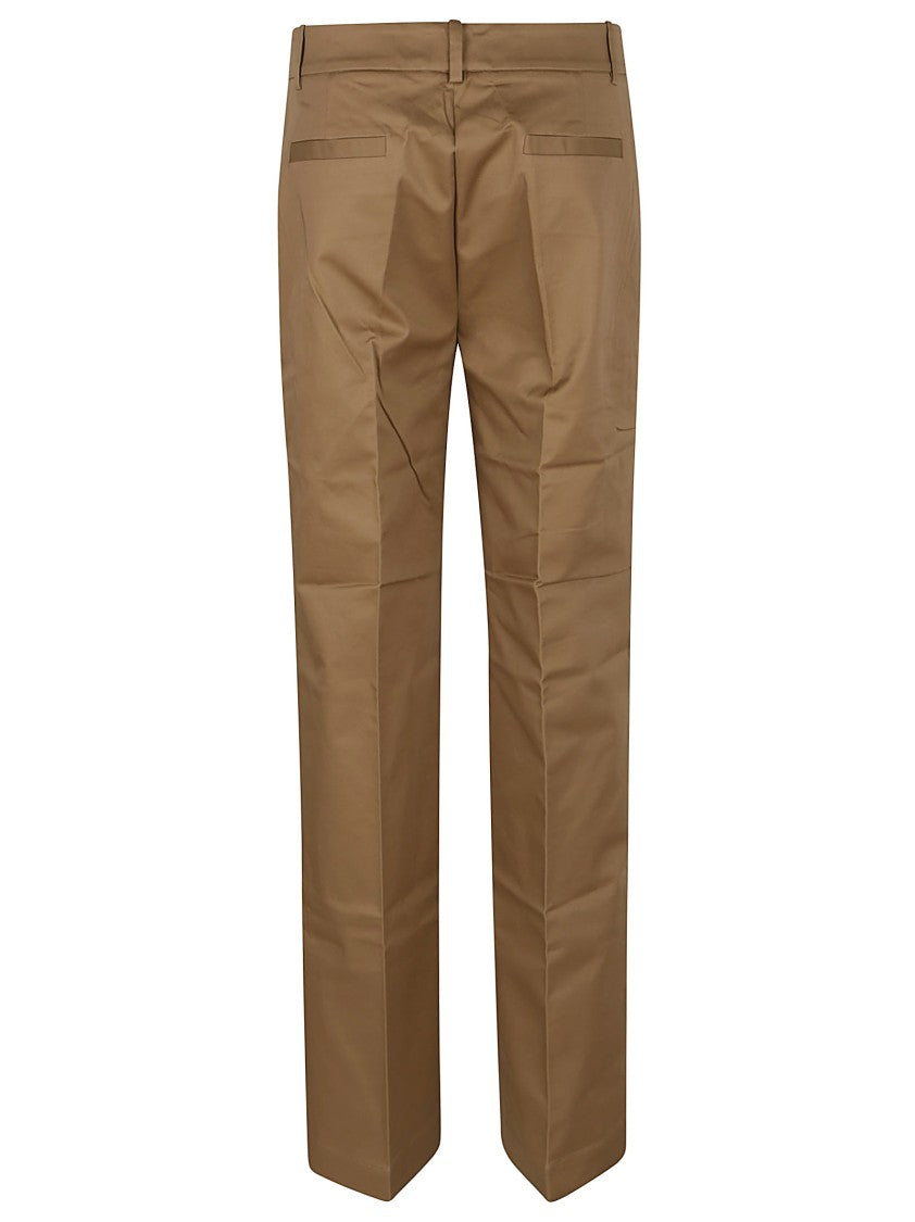 Parosh Camel Trousers With Tailored Silhouette