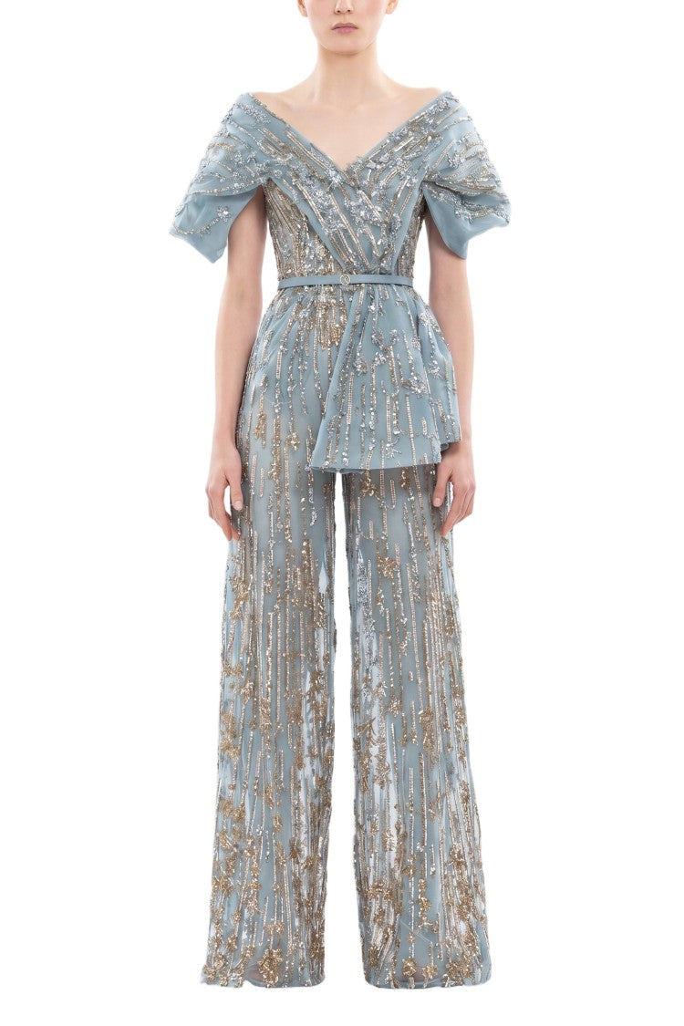 Saiid Kobeisy Embroidered Jumpsuit