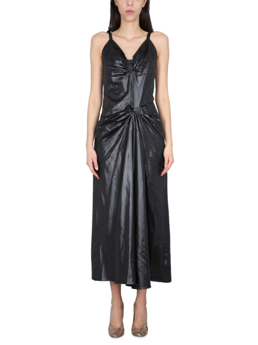 Maison Margiela Moiré Polyester Dress