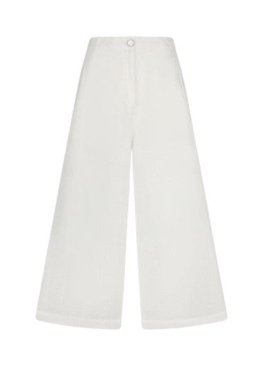 Liu Jo Wide-Leg Trousers With Front Button Closure
