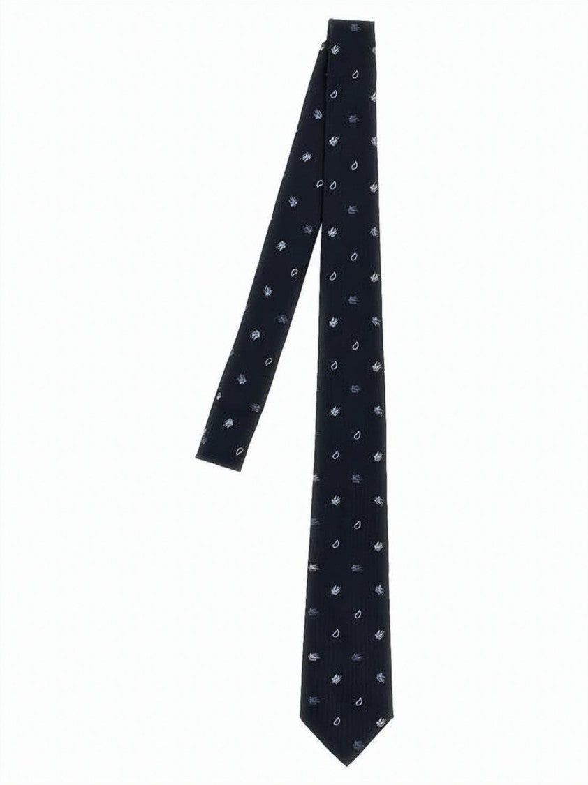Etro Silk Necktie With Subtle Patterns And Classic Tip