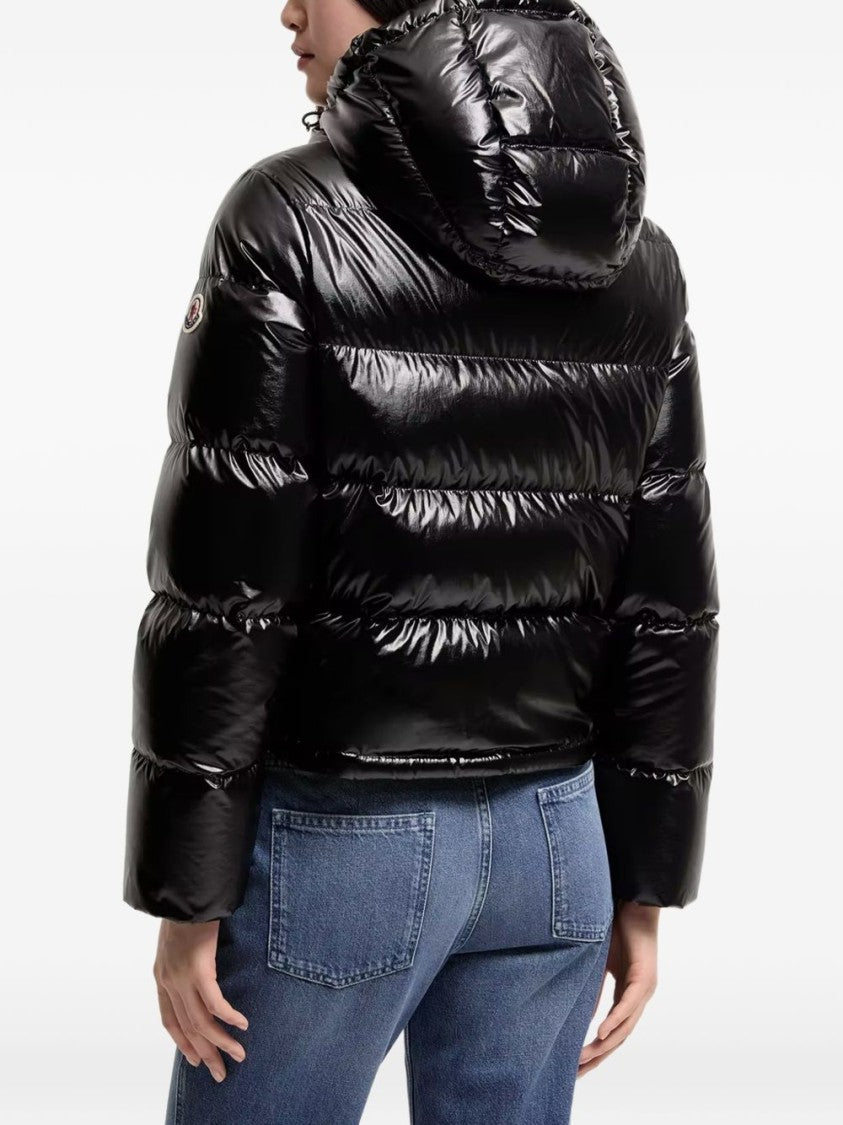 Moncler Cropped Quilted Puffer Jacket With Adjustable Hood