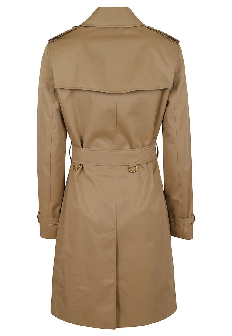 Burberry Waterproof Belted Cotton Trench Coat