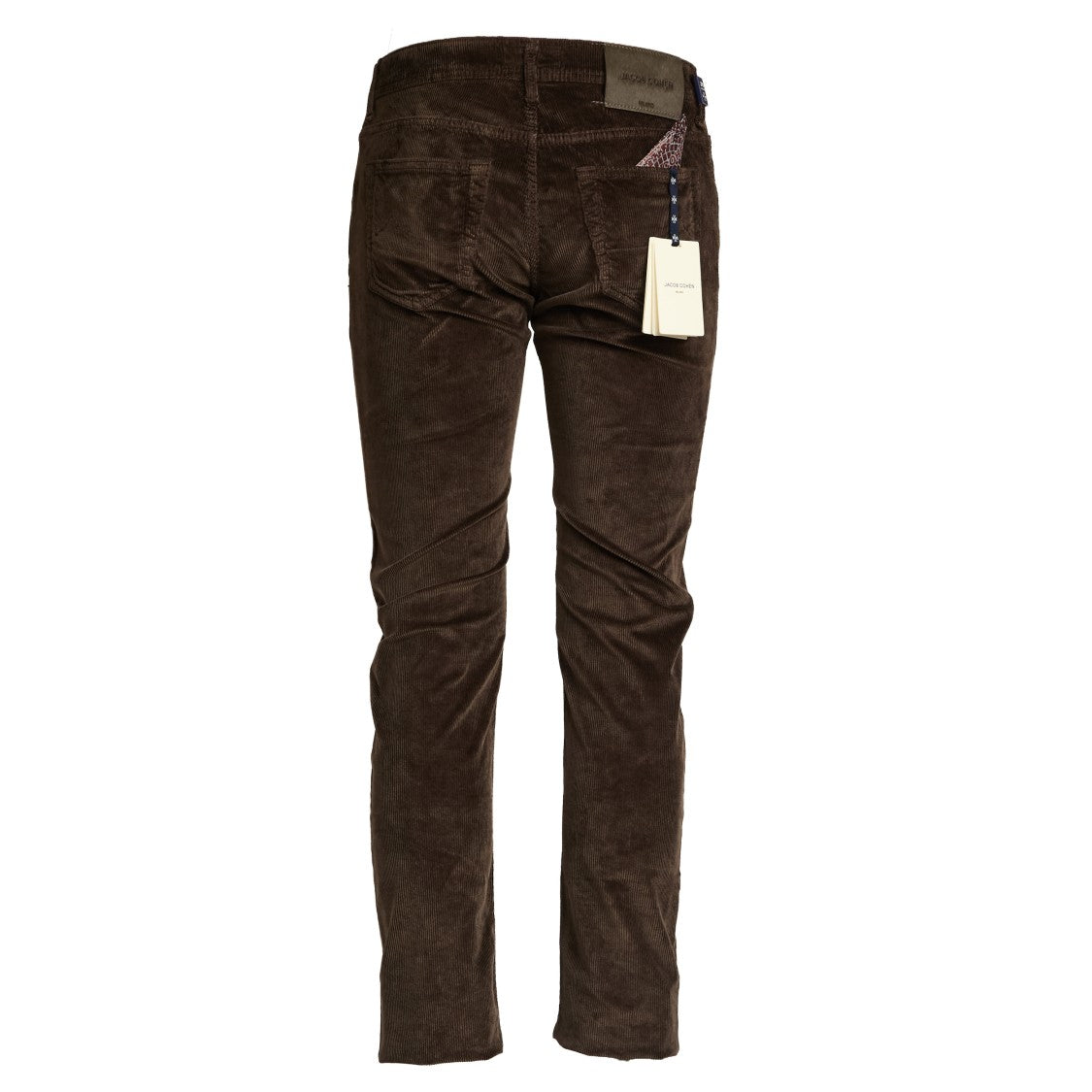 Jacob Cohen Slim-Fit Brown Corduroy Pants With Five-Pocket Design