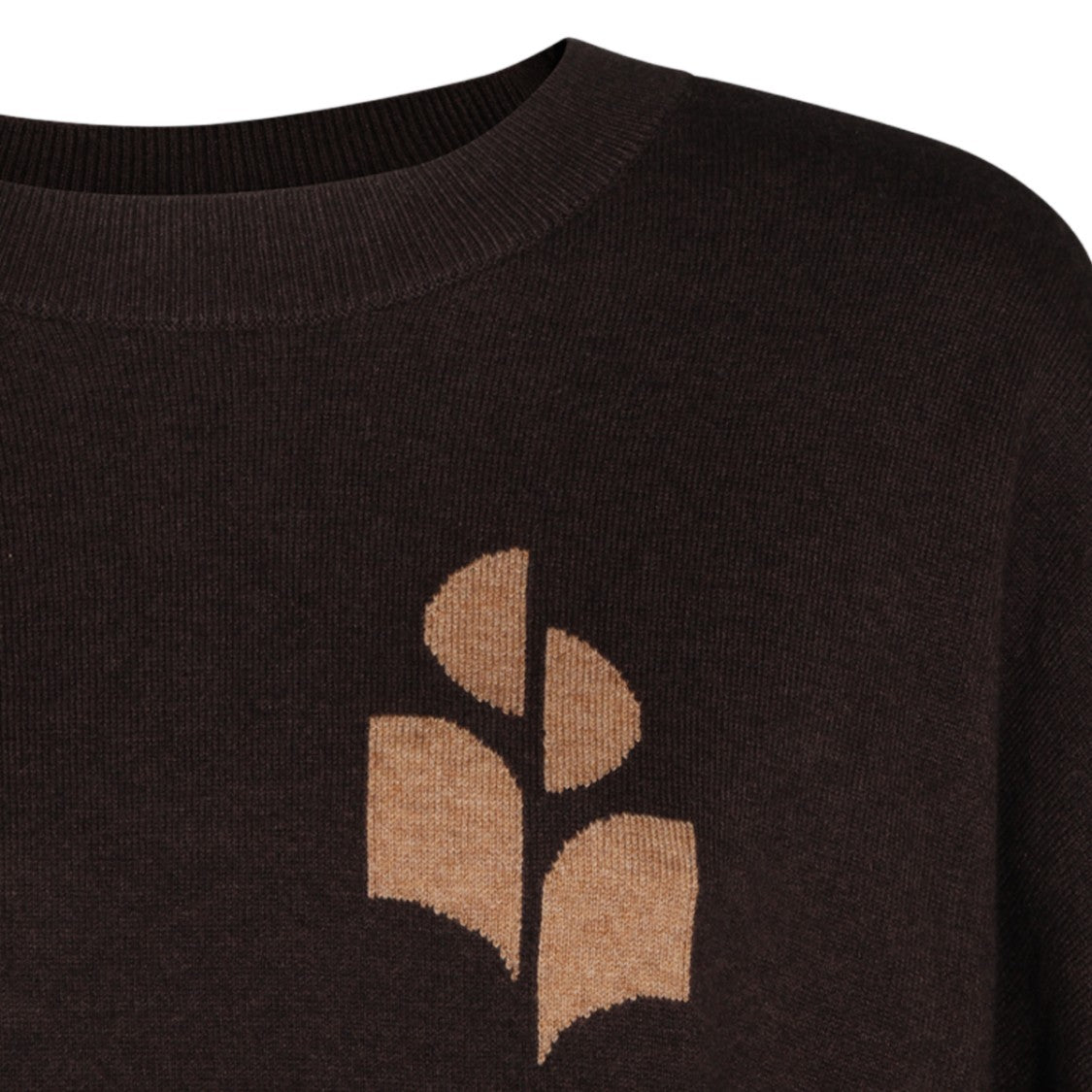 Isabel Marant Étoile Relaxed-Fit Ribbed Abstract Emblem Knit Sweater