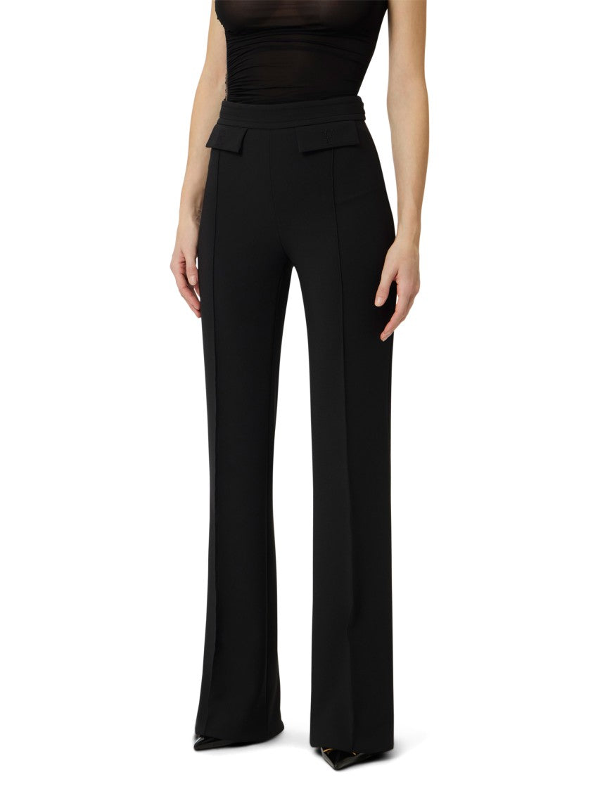 Elisabetta Franchi Tailored High-Waist Trousers With Pressed Creases