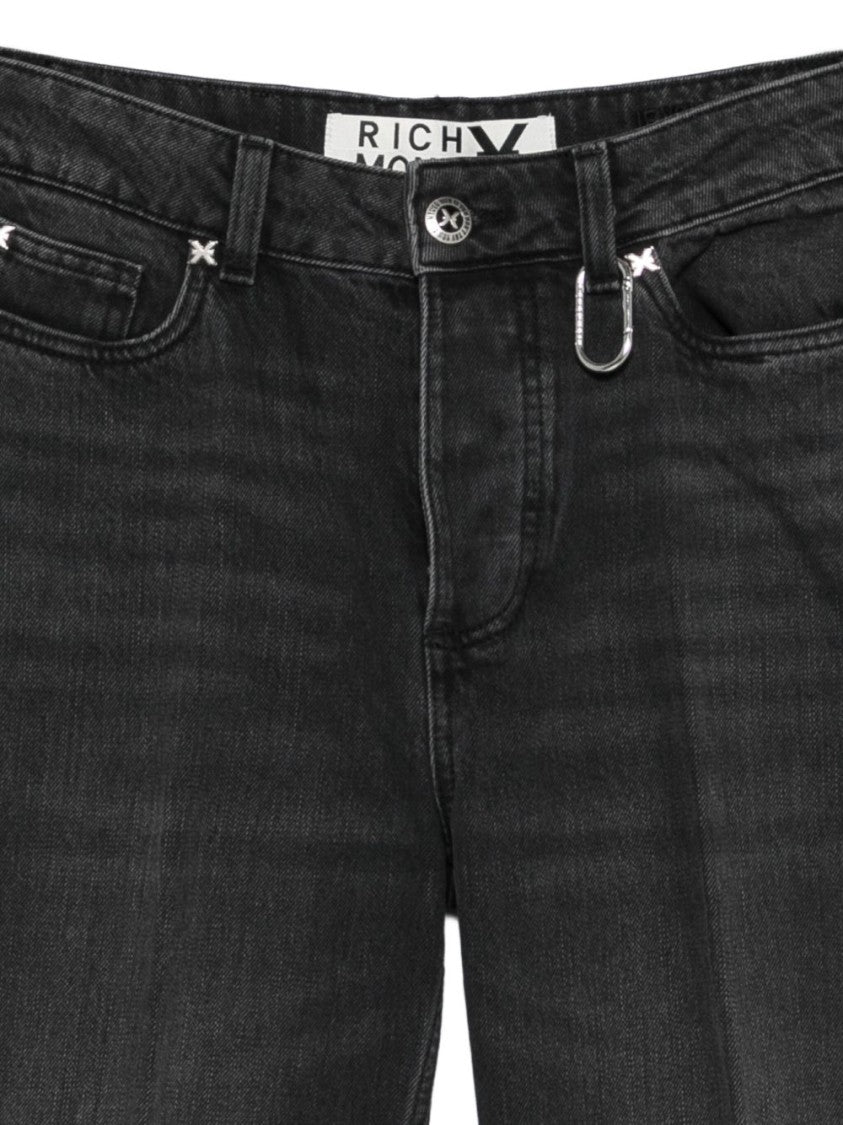 Richmond Classic Five-Pocket Black Jeans