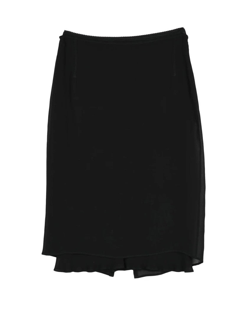 Stella Maxwell X Marella Lace-Trimmed Lingerie Skirt With Fluid Drape