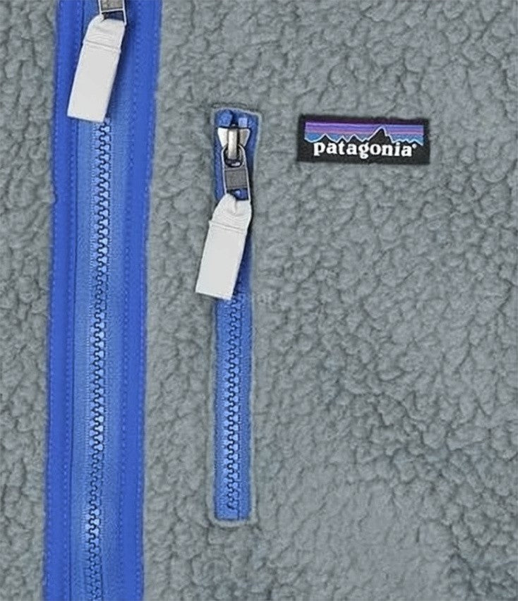 Patagonia Textured Fleece Vest With Zippered Pockets