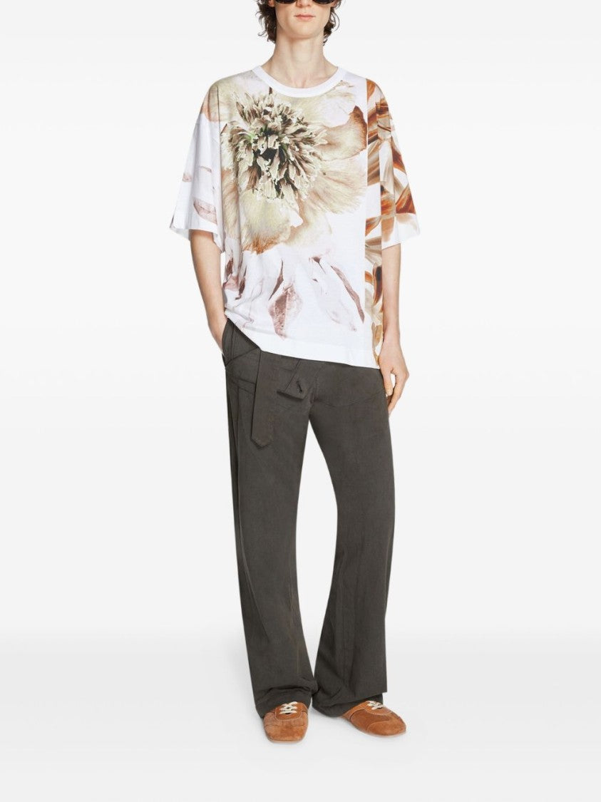 Dries Van Noten Short-Sleeved Crew Neck T-Shirt