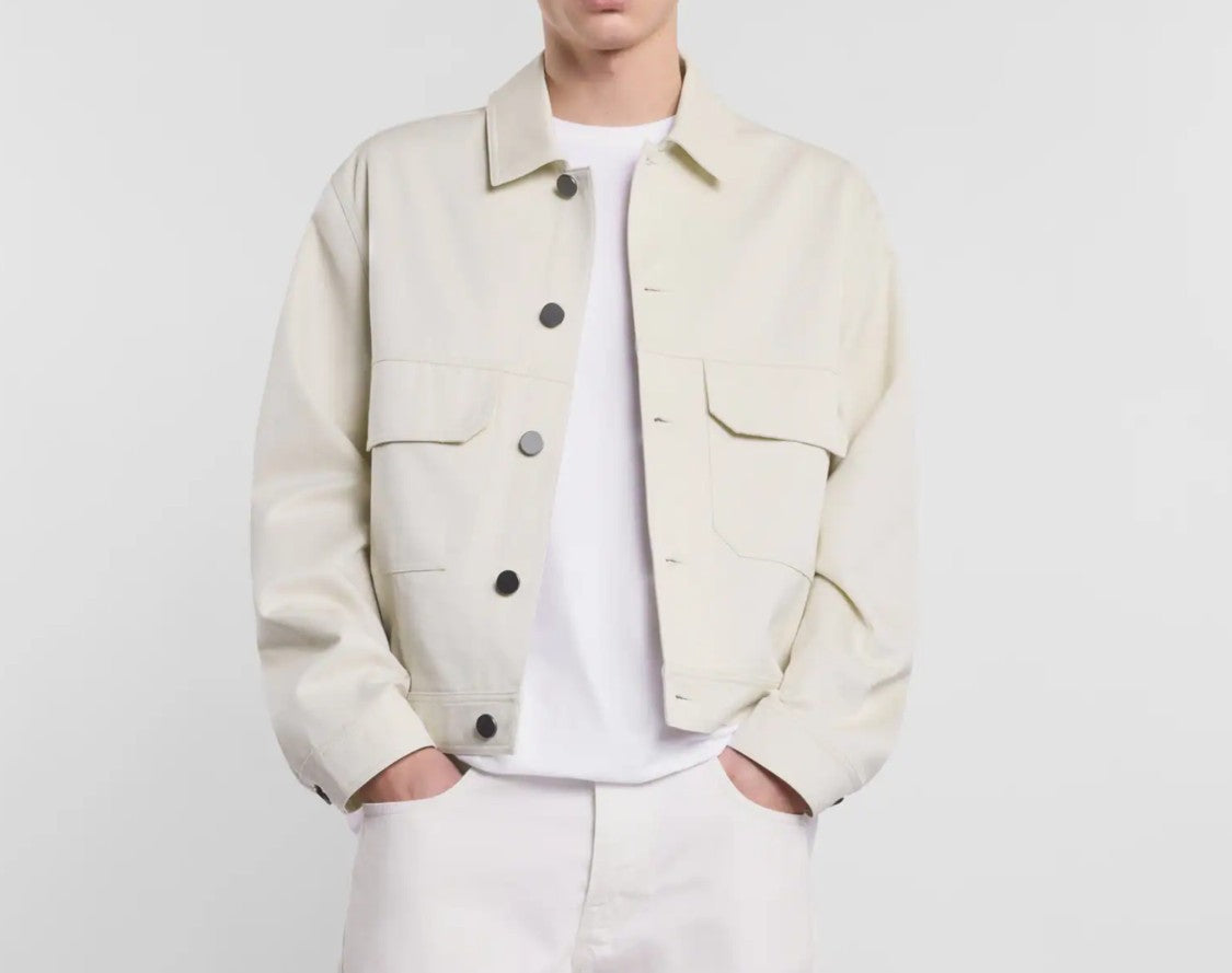 Hogan Cropped Jacket With Classic Collar