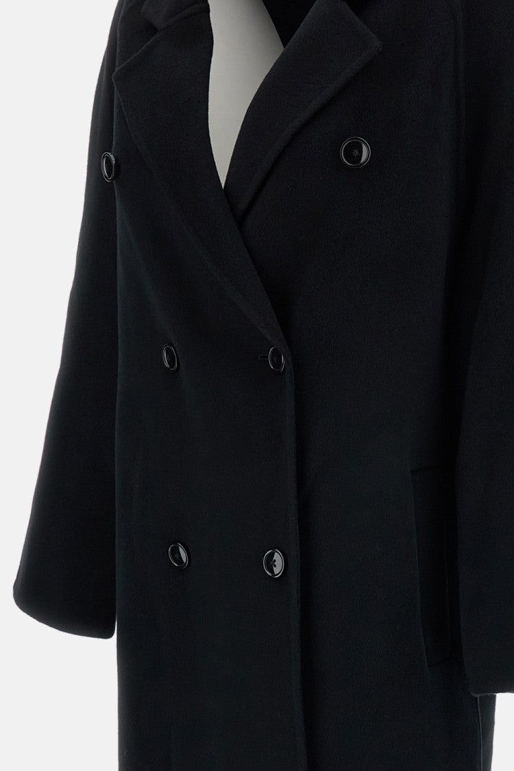 Loulou De Saison Irvin Double-Breasted Wool-Cashmere Long Coat