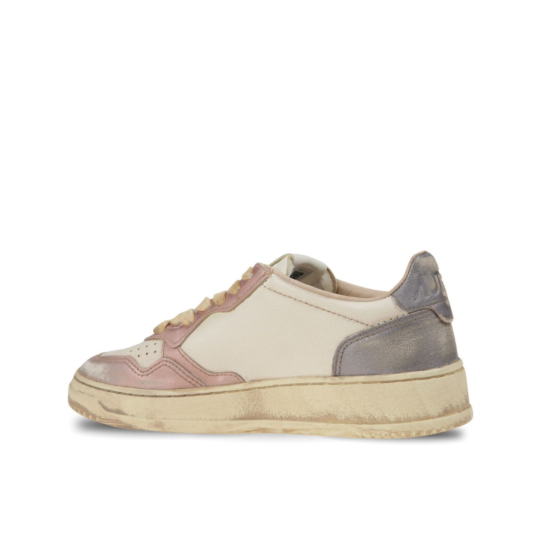 Autry Medalist Low Super Pink Leather Sneakers