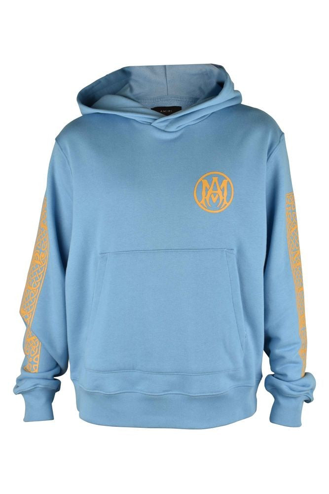 Amiri Hooded Cotton Sweatshirt With Graphic Prints