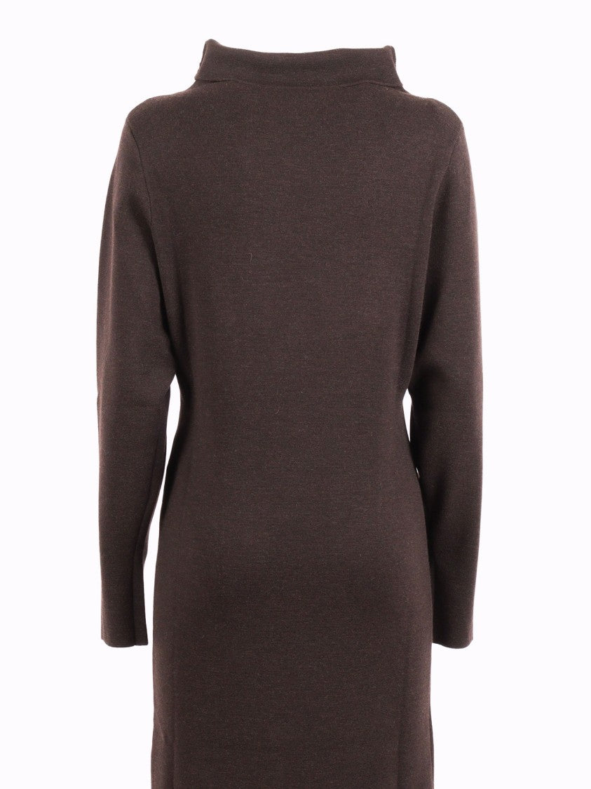 P.A.R.O.S.H. Knee Length Back Slit Day Dress