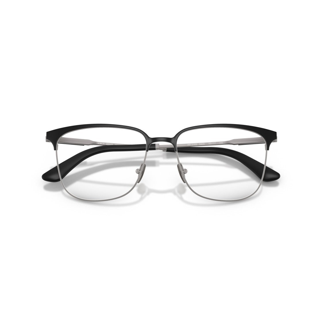 Giorgio Armani 0Ar5163 Semi-Rimless Metal Frame Eyeglasses With Adjustable Nose Pads