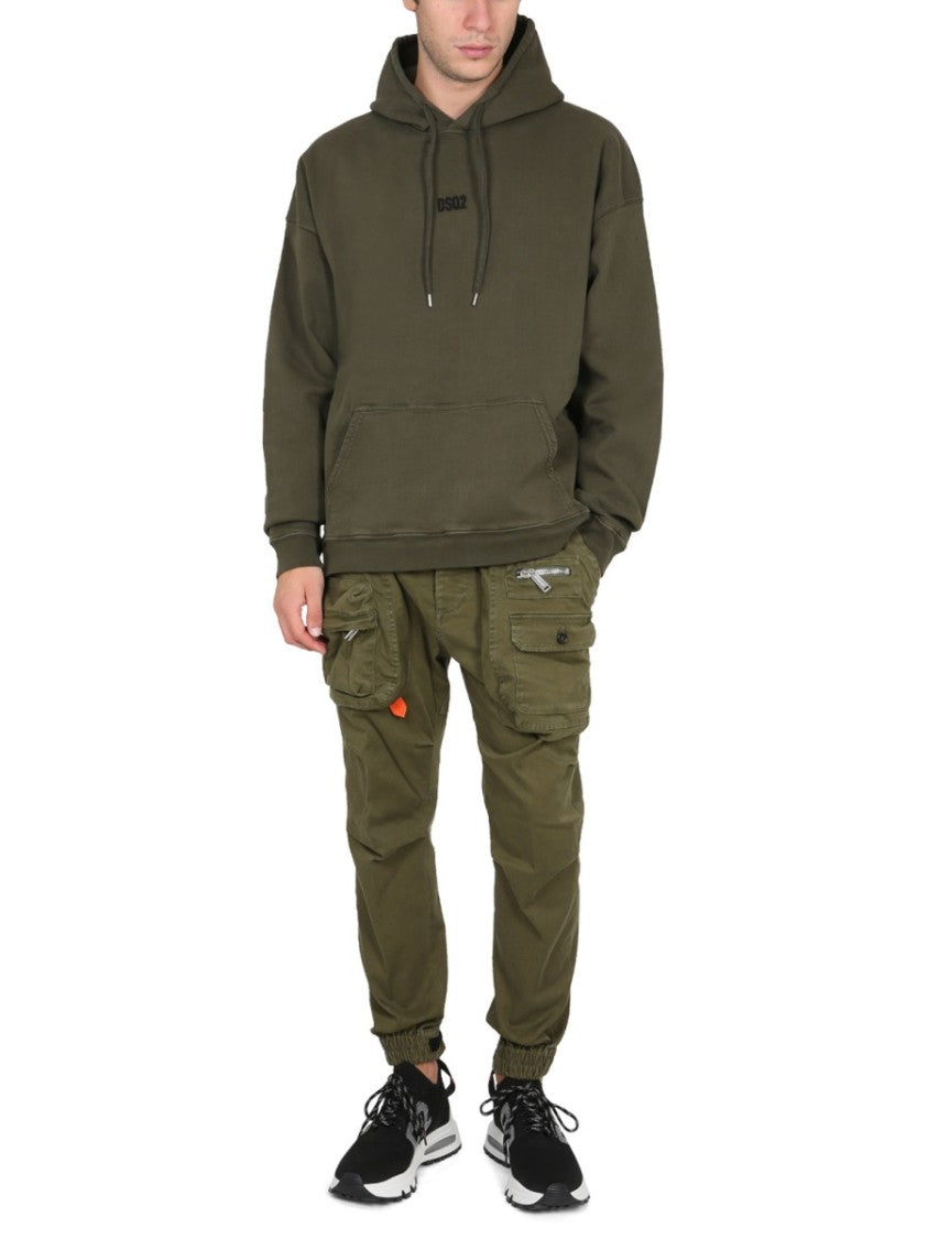 Dsquared2 Relaxed-Fit Hoodie With Drawstring