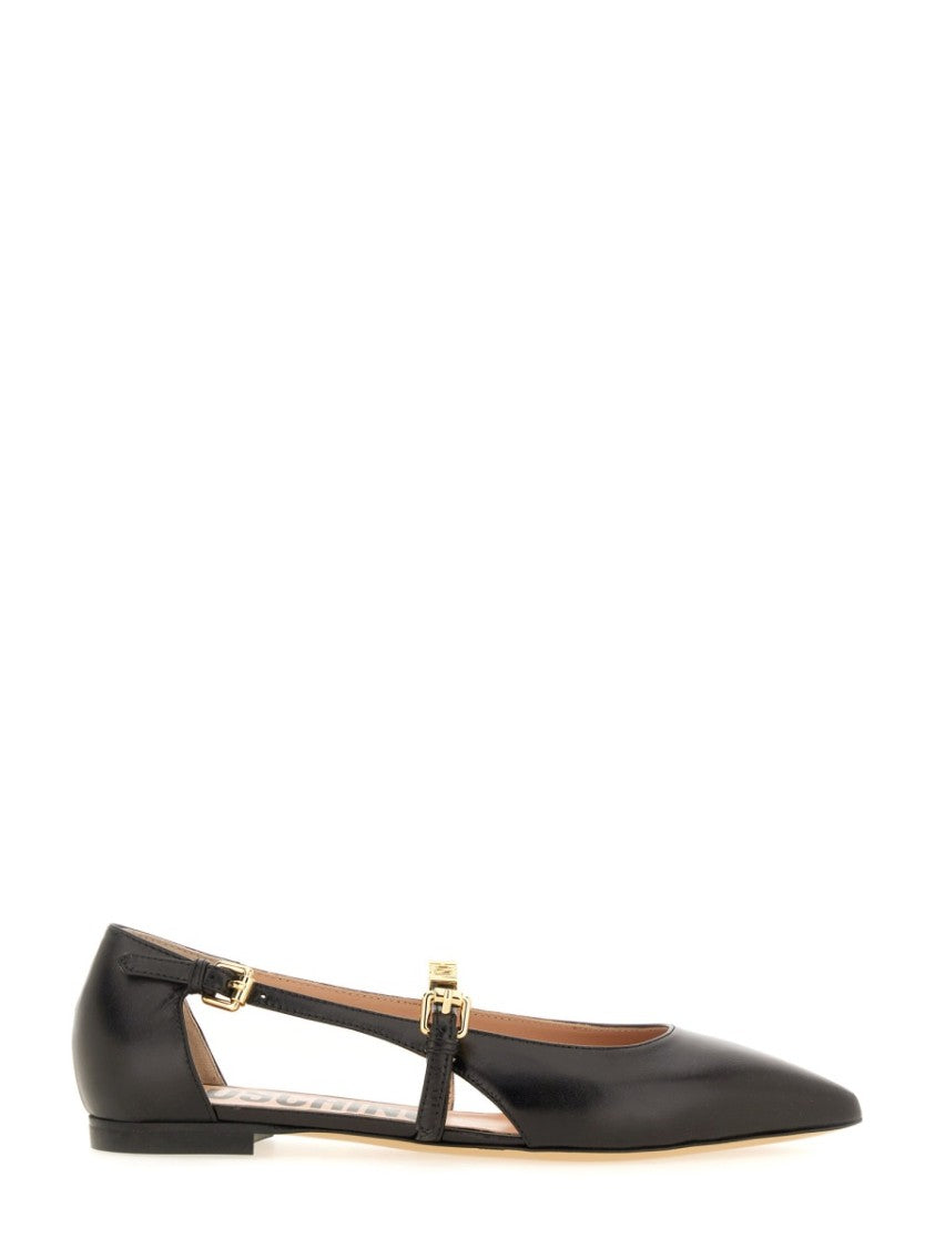 Moschino Leather Ballerina