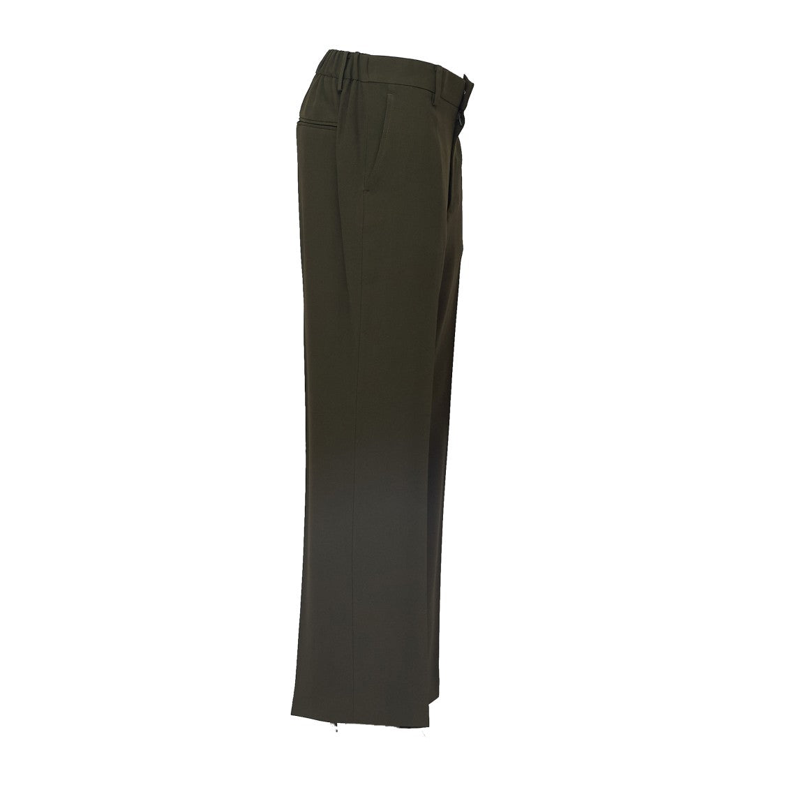 N°21 Straight-Leg Trousers With Mid-Rise Waistband And Concealed Pockets