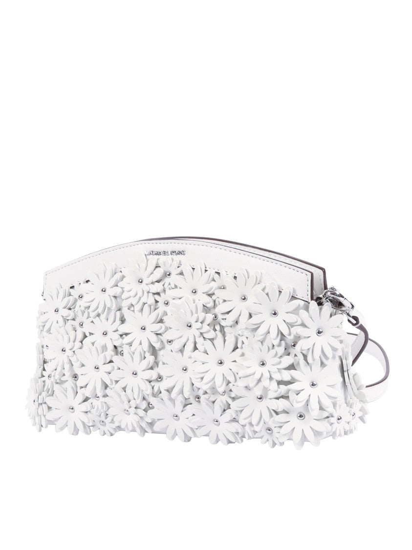 Michael Kors Floral Appliqué Dome Chain Clutch