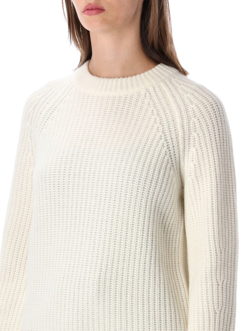 Lisa Yang Miki Chunky Ribbed Knit Crewneck Sweater