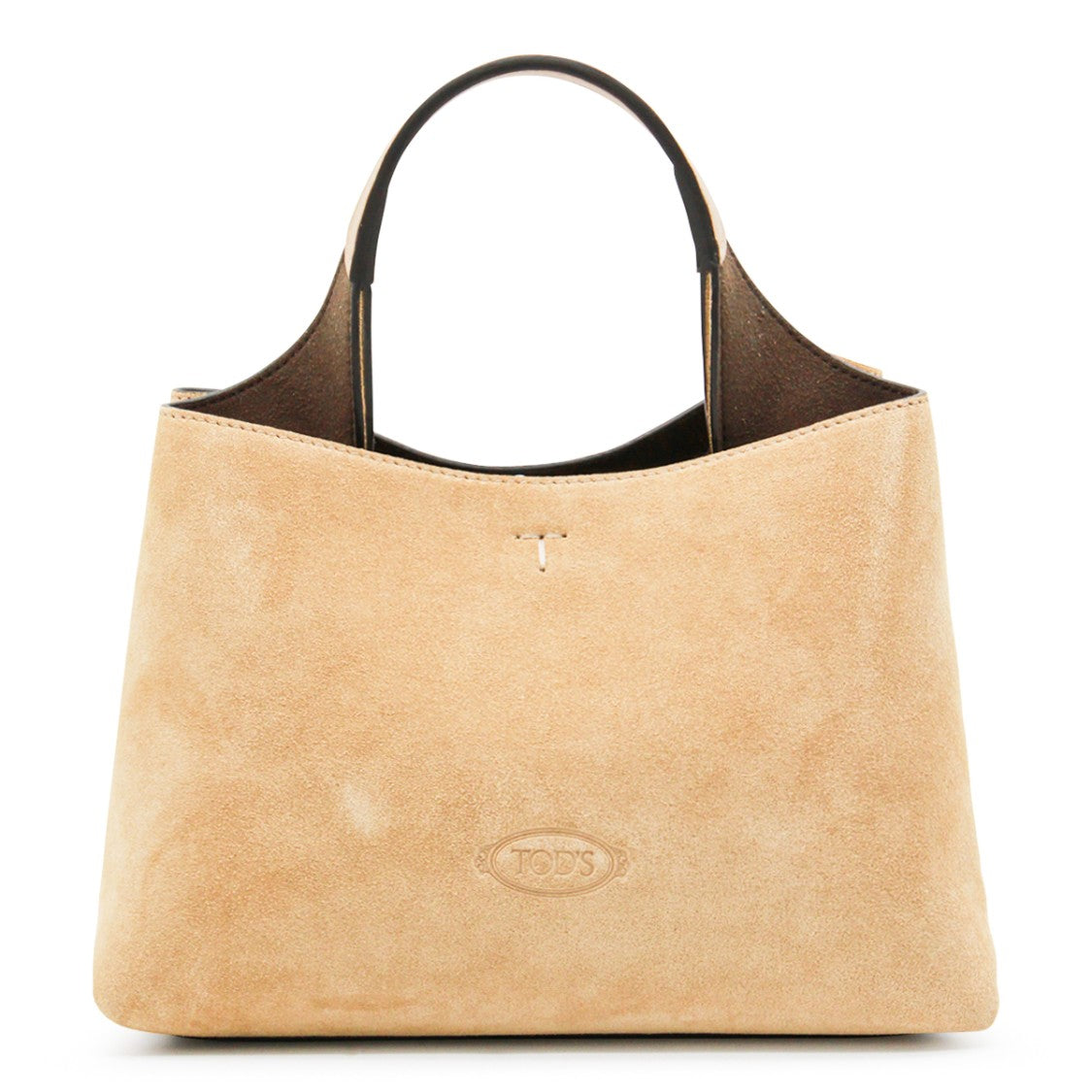 Tod's Cream Leather Top Handle Bag