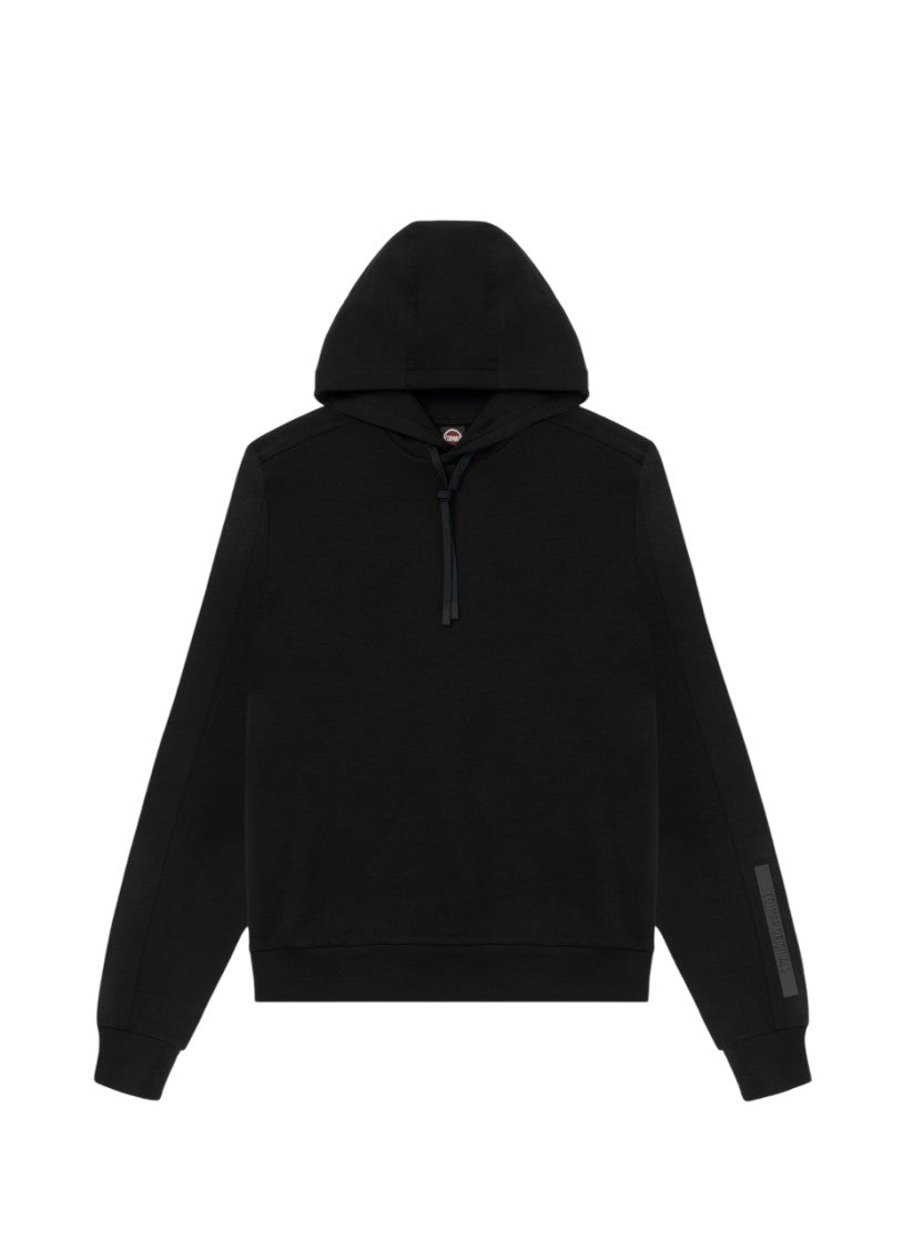 Colmar Originals Black Zip-Up Hoodie With Matte Transfer Logo