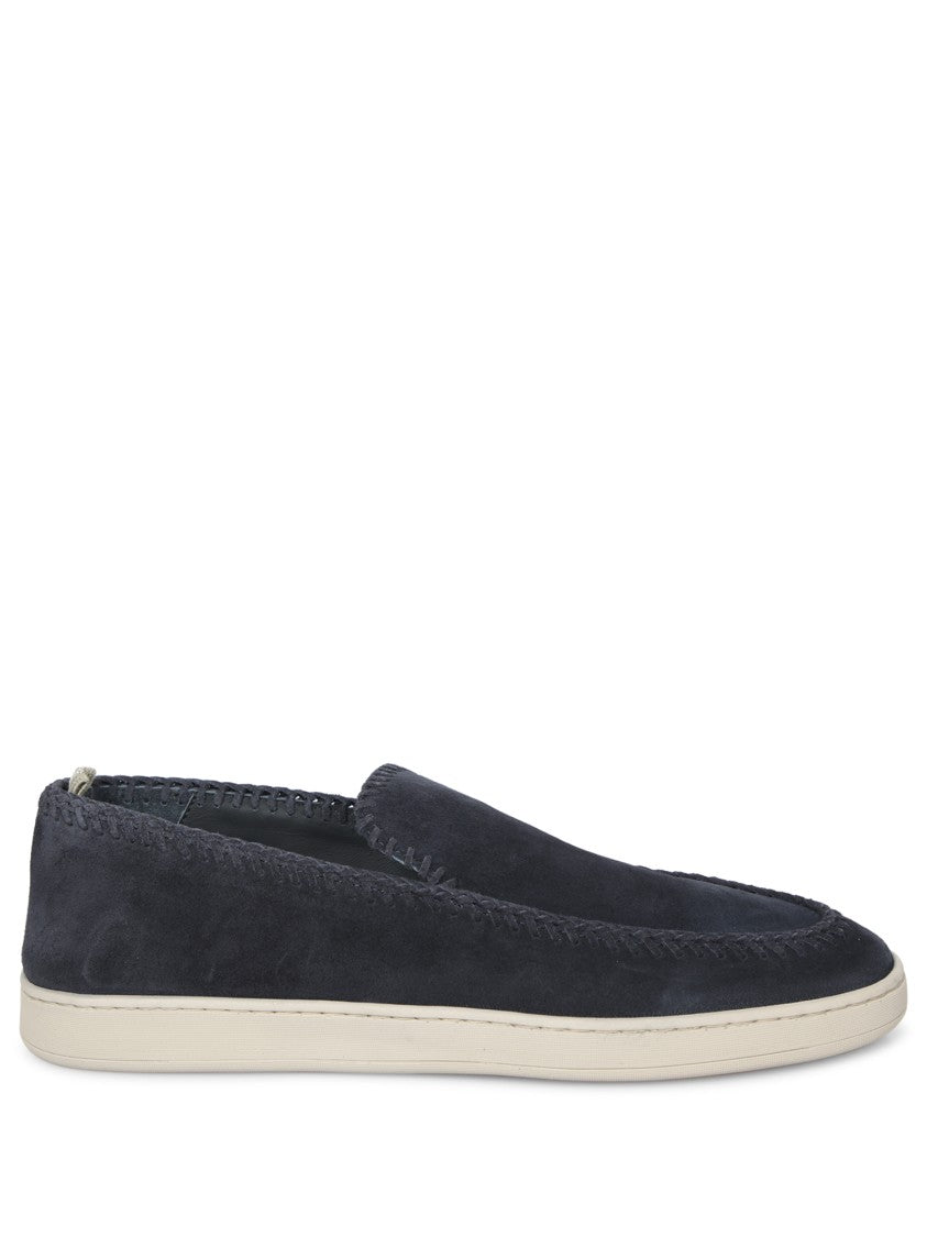 Officine Creative Blue Suede Loafers