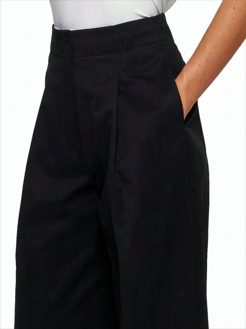 Studio Nicholson Wide-Leg Straight Pants With Design