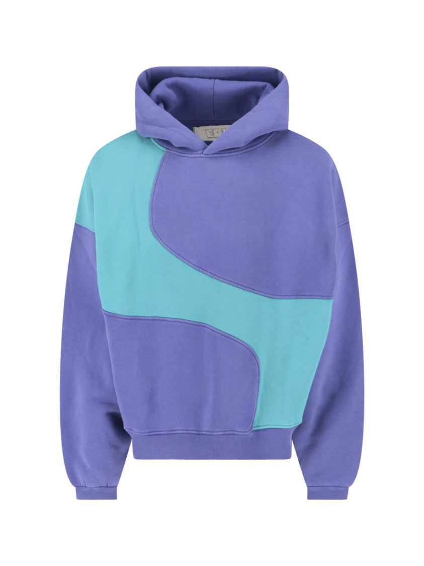 Erl 'Swirl' Hoodie – Purple/Light Blue