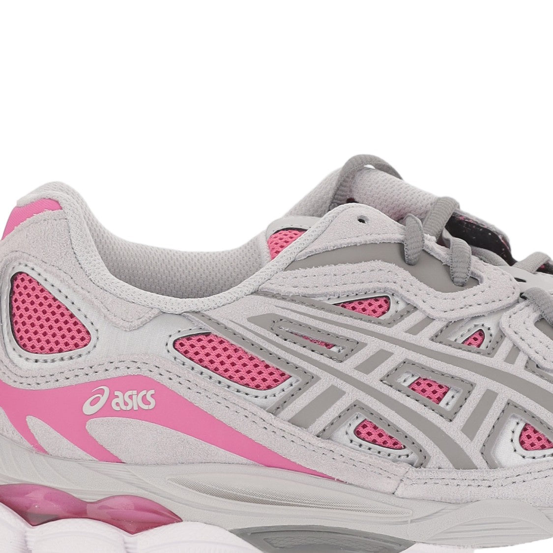 Asics Gel-Design Sneakers With Leather-Mesh Composition And Cushioning Inserts
