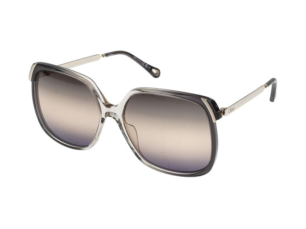 Chloé Sunglasses Ch0286s 009 Grey Gold Blue 60/15/140