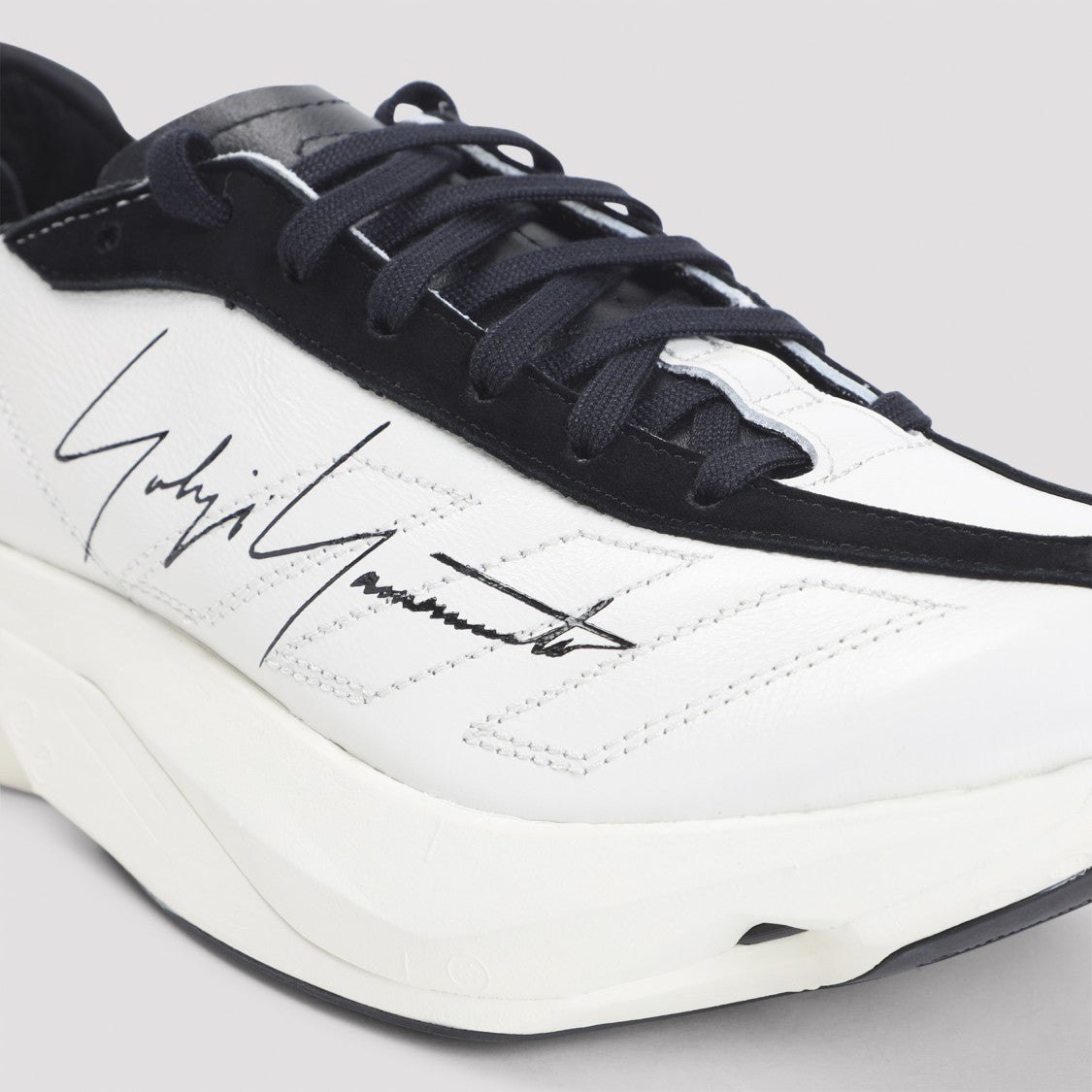 Y-3 Adios Pro 3.0 Lx Grey Leather Sneakers