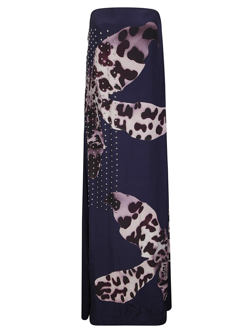 Dries Van Noten Pure Viscose Dress With Bodice