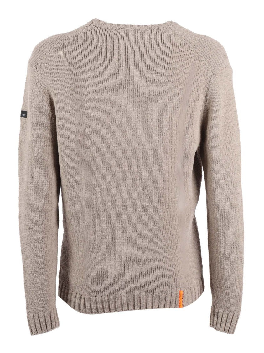 Rrd Round-Neck Knit Top With Tailored Silhouette And Fine Texture