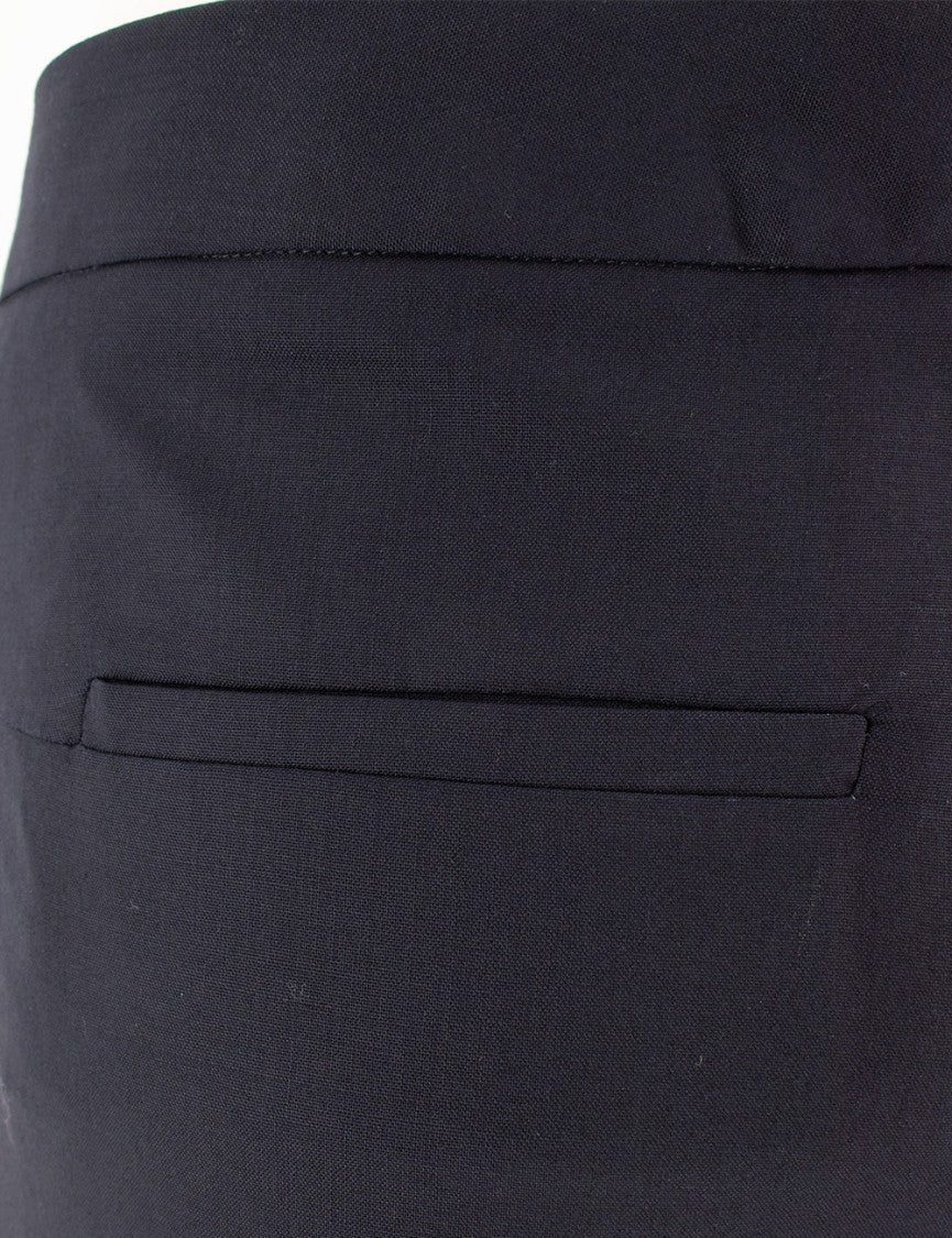 Fabiana Filippi Straight-Fit Midnight Blue Trousers With Tailored Silhouette