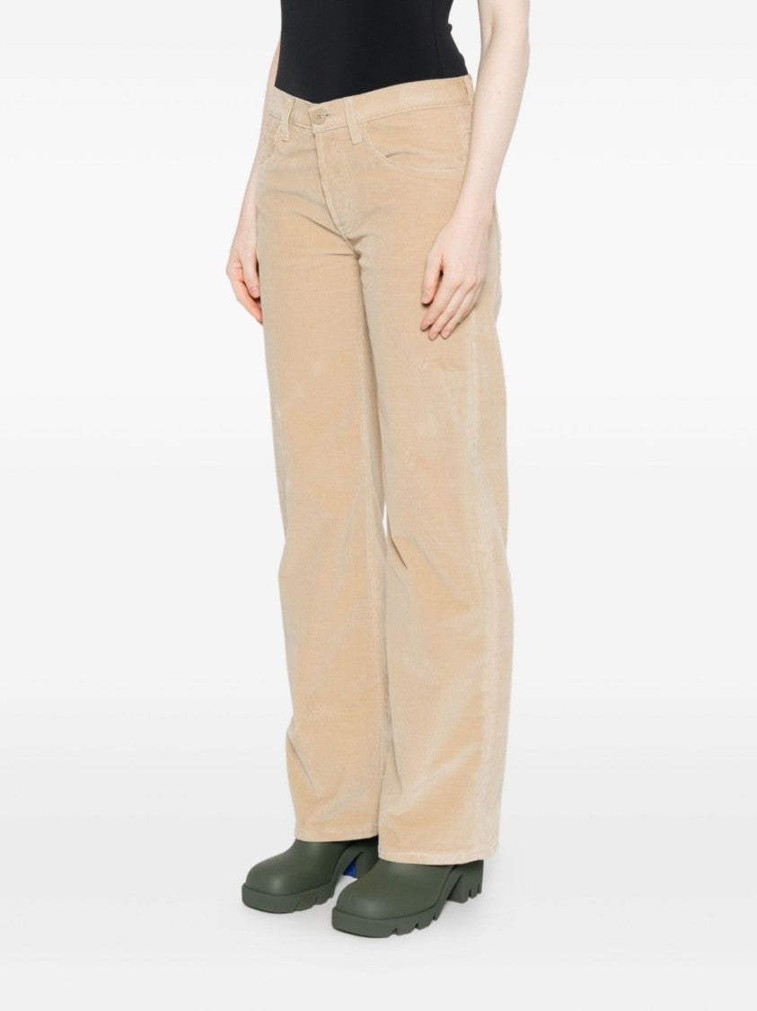 Dondup Beige Jeans With Flared Leg