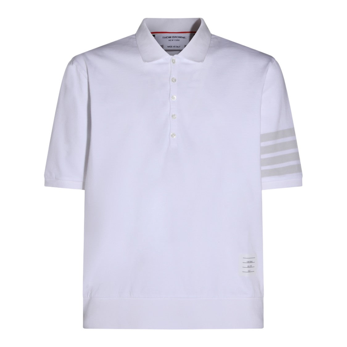 Thom Browne Classic White T-Shirt With Minimalist Design