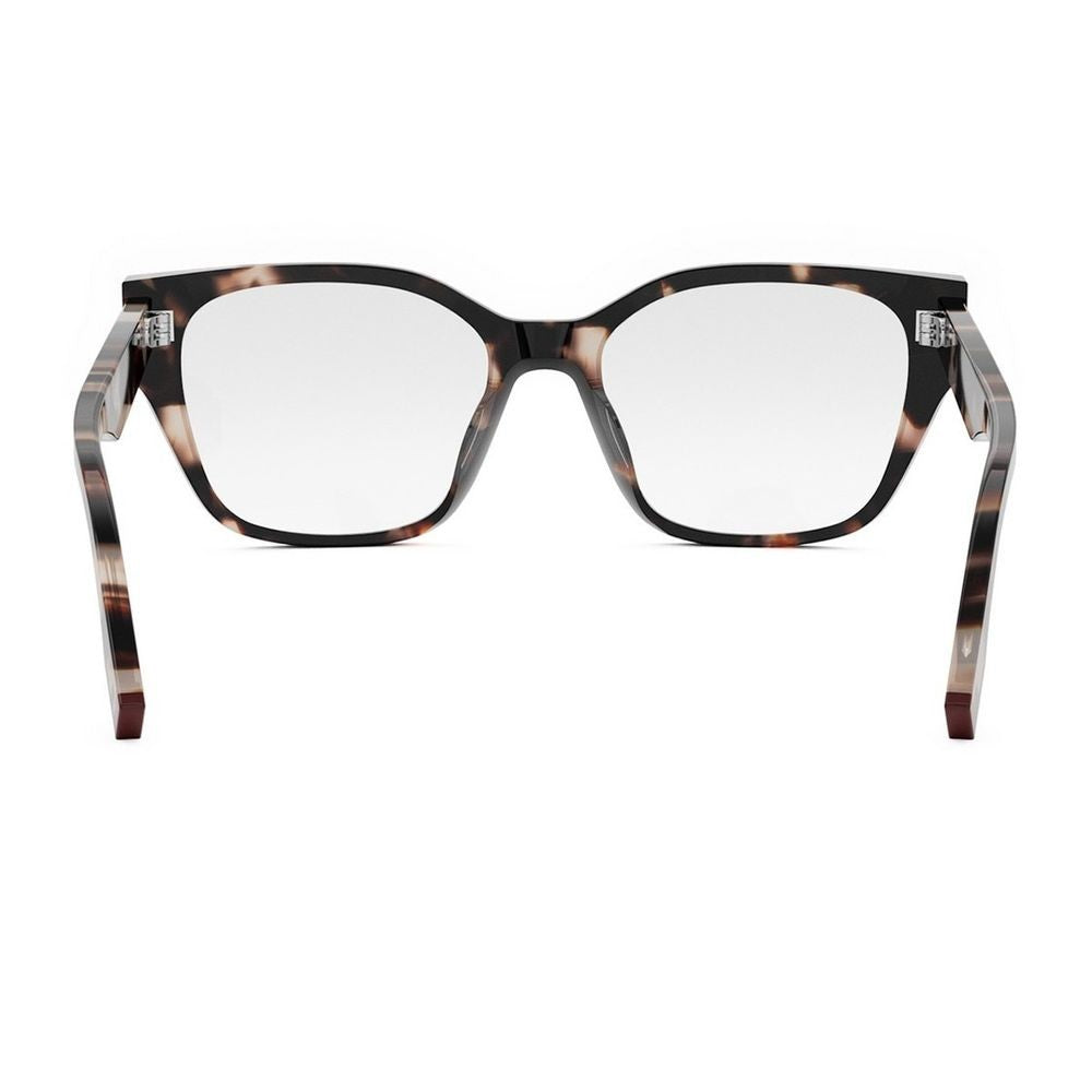 Fendi Way Oversized Geometric Acetate Frame Optical Glasses