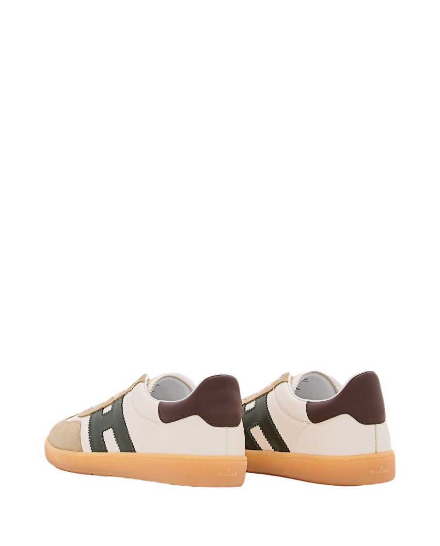 Hogan Lace-Up Sneakers With Suede