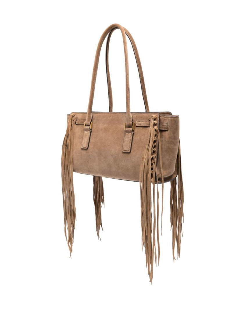 Michael Kors Rectangular Suede Leather Shoulder Bag