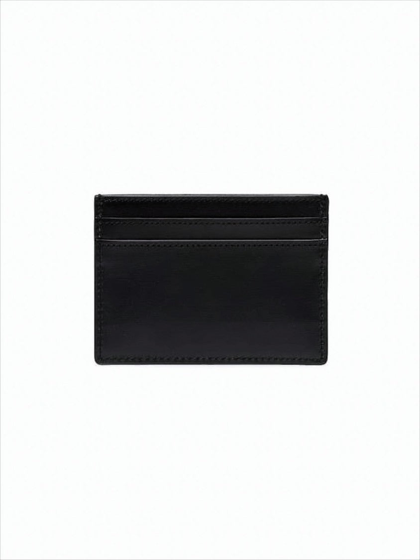 Saint Laurent Rectangular Calf Leather Card Wallet
