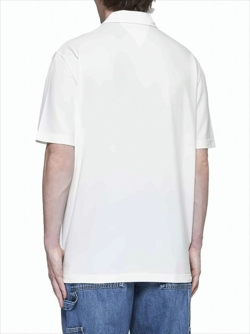 Bottega Veneta Relaxed Fit Polo Shirt With Embroidered Detailing