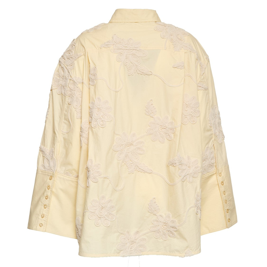 Rotate Lipy Flower Organic Cotton Oversized Shirt