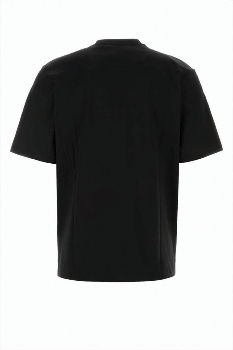Fendi Boxy Fit Cropped T-Shirt With Zippered Pocket