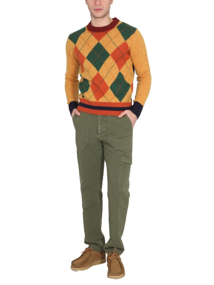 Department 5 Straight-Leg Casual Pants With Button Closure
