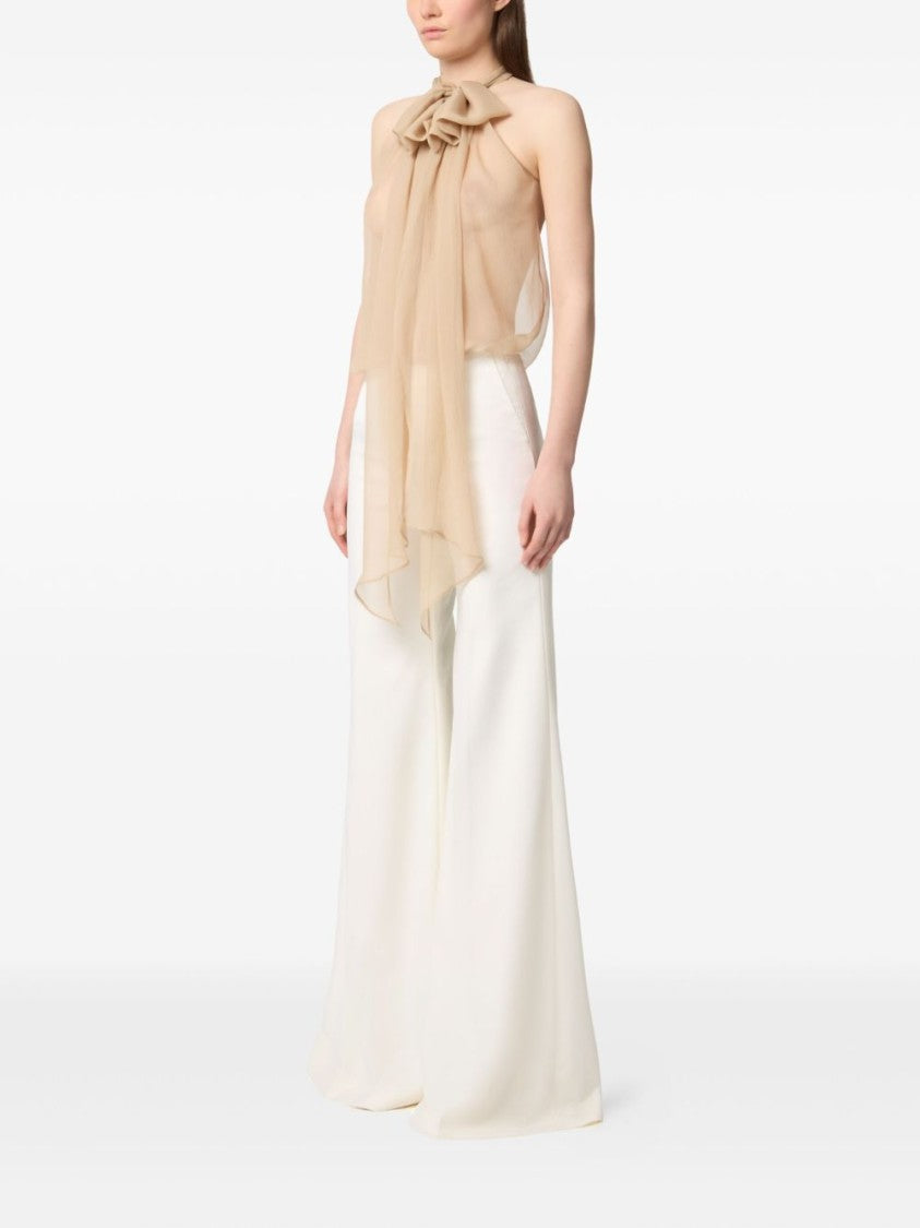 Nina Ricci Sand Beige Sleeveless Top