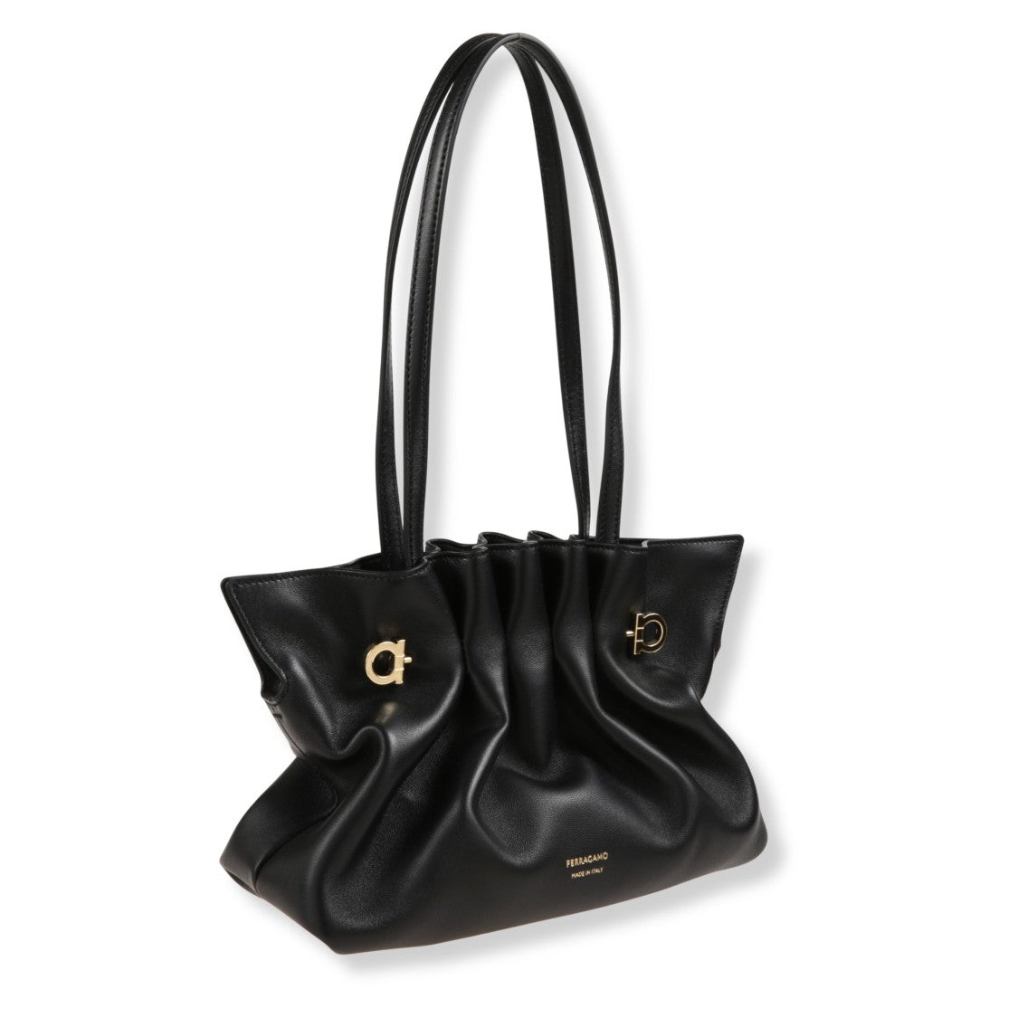Ferragamo Soft-Structured Shoulder Bag With Minimalist Design